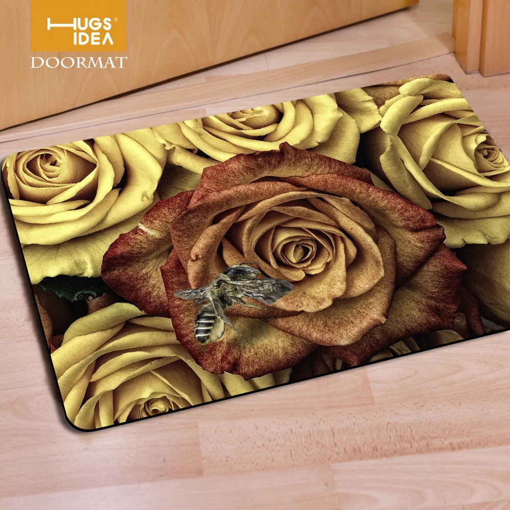 Разноцветный Противоскользящий коврик для прихожей и гостиной|flower clogs|flower shaped latex