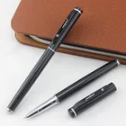 Ручка перьевая JINHAO 101, черная матовая чернильная ручка для каллиграфии, подарок для письма, офисные и школьные принадлежности, Канцтовары