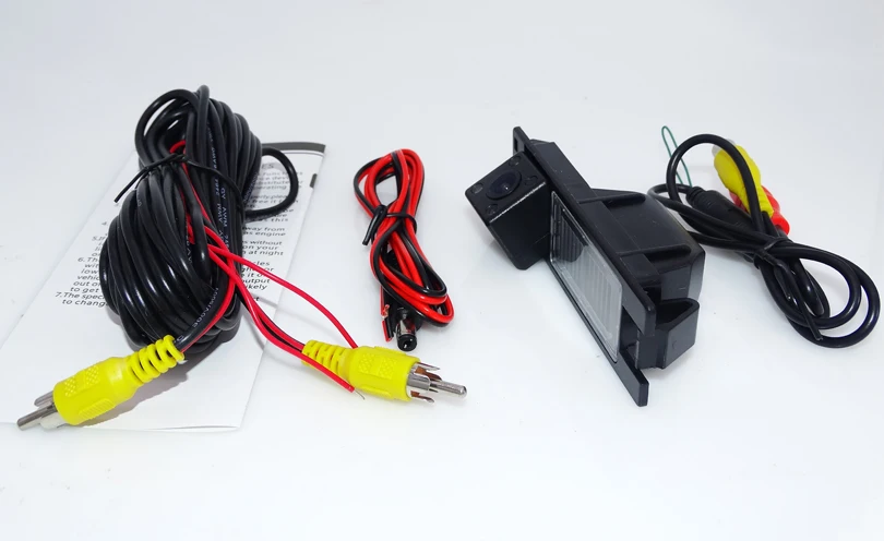 Черный пластиковый корпус Автомобильная задняя резервная камера с защитой от