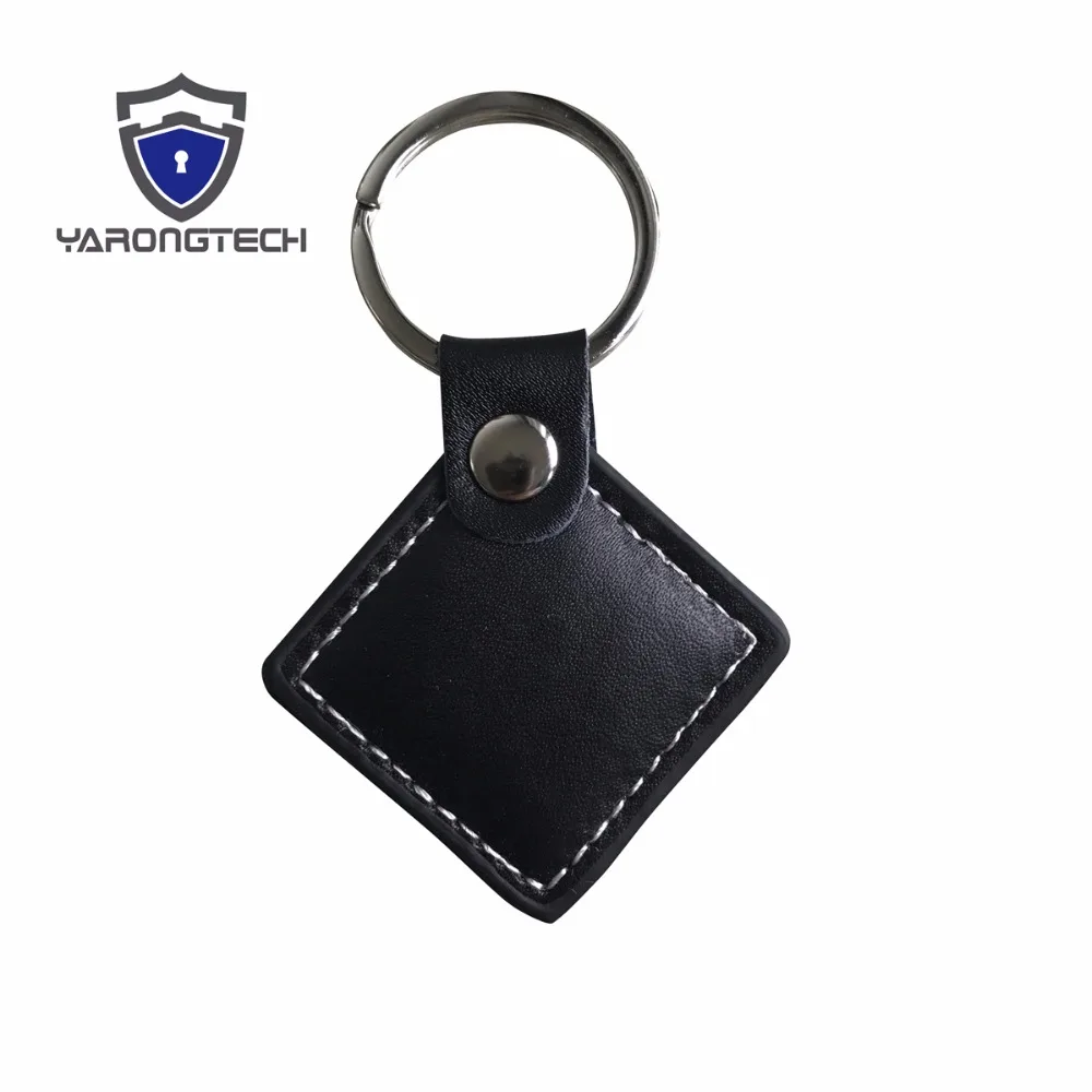 1 шт. RFID EM4100 кожаный брелок-бирка 125 кГц низкая частота | Безопасность и защита