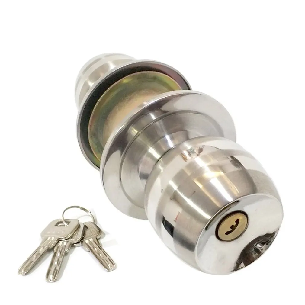 Высококлассный закрытый дверной замок из нержавеющей стали 201 шариковый