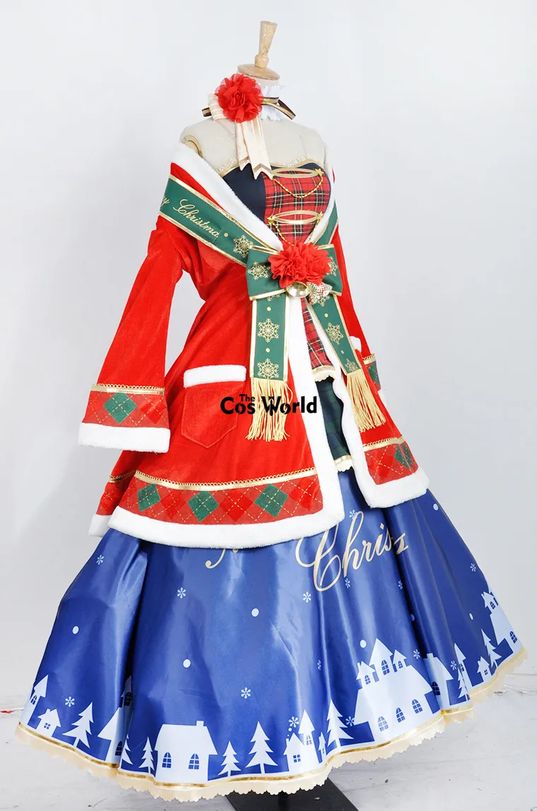 Love Live School Idol Project Tojo Nozomi рождественское платье топ без рукавов плащ Униформа наряд
