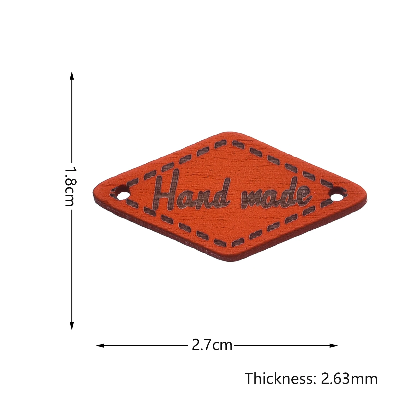 50 шт. разноцветные &quotручная работа&quot деревянные пуговицы для шитья аксессуары