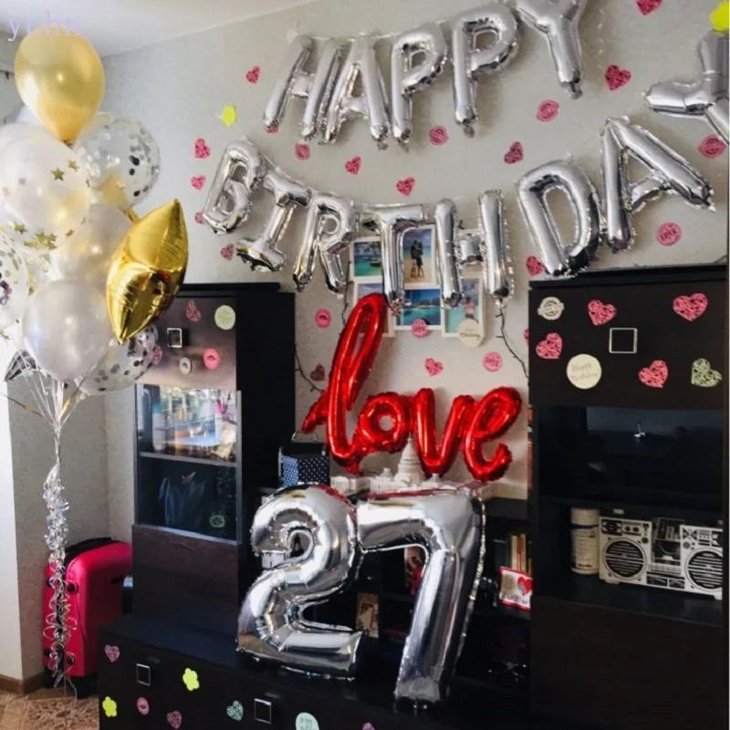 Воздушные шары в виде цифр 16/32/40 дюймов|decorative balloons|number balloondecorative decorative |