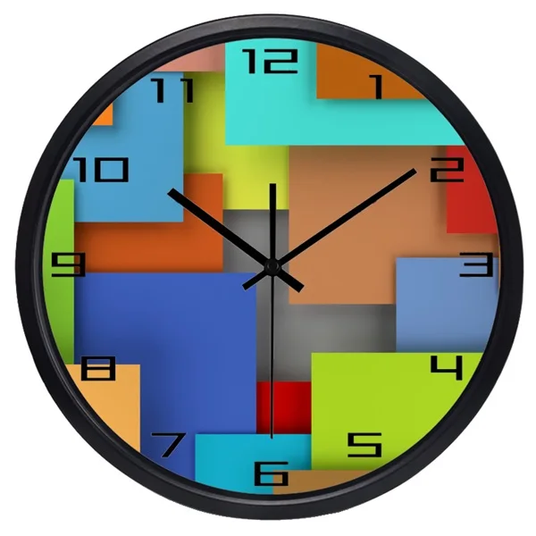 3 вида стилей цветные квадратные часы новые бесшумные настенные современный