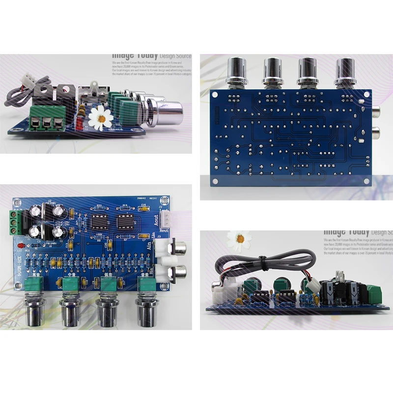 Предварительный усилитель NE5532 плата регулировки звука двойная AC12V HIFI