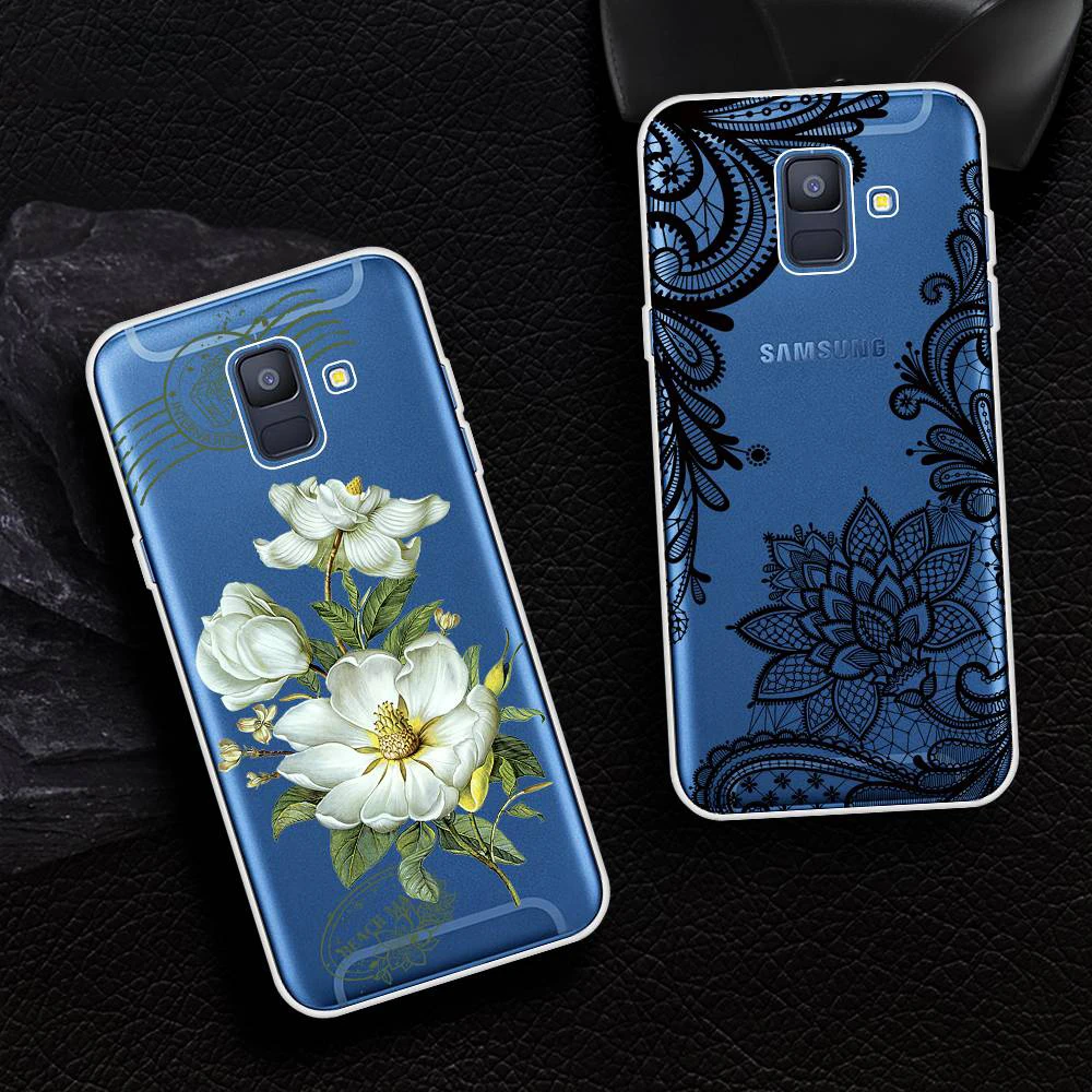 For Samsung Galaxy J4 J6 2018 European version Case Silicone Soft Cover S9 S9plus A8 A6 Plus Coque Funda |