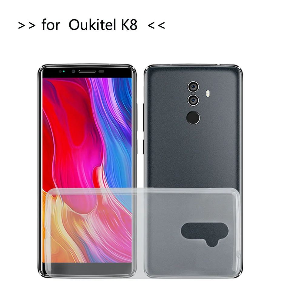 Силиконовый чехол для Oukitel K8 Ультратонкий Мягкий 6 0 дюйма из ТПУ мобильного