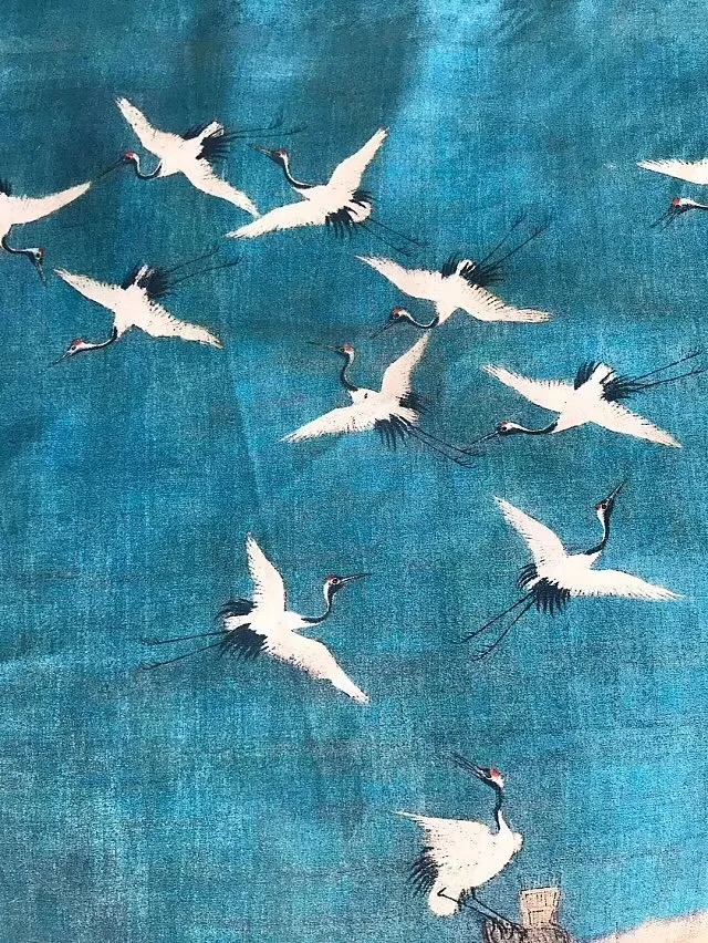 Китай SONG Dynasty Crane дизайн 70*70 см квадратный шарф женский ручной работы шейный