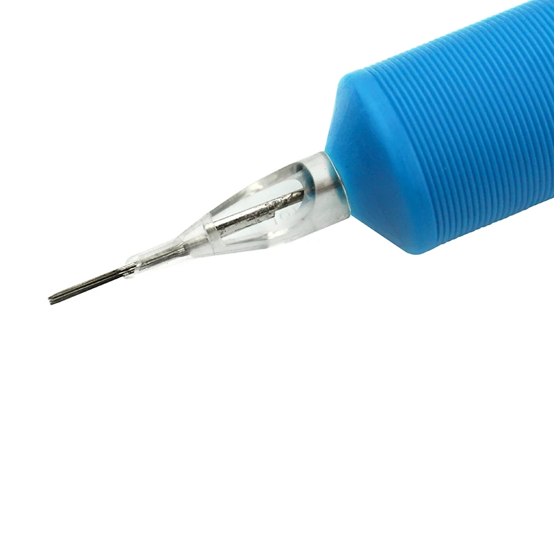 OPHIR 6 шт./лот 9RS синие одноразовые наконечники для тату с наконечниками насадкой
