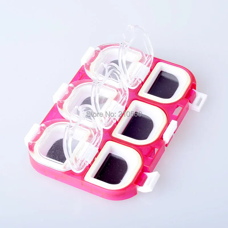 6 отсеков Водонепроницаемый мини экологичный Рыбалка инструмент приманки крючок