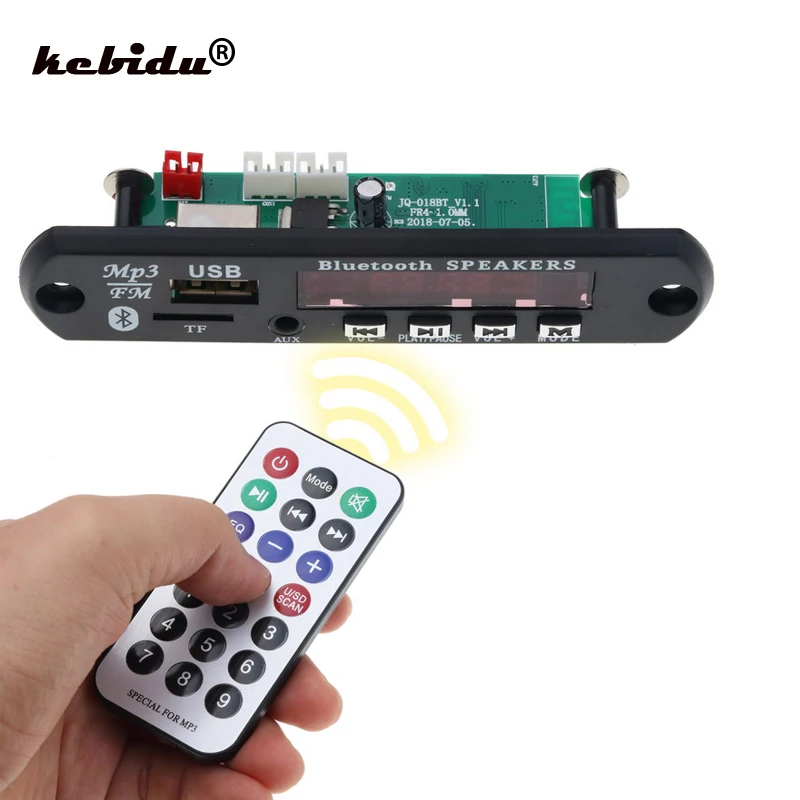 Плата аудио декодера kebidu MP3 декодер беспроводной модуль платы Bluetooth 4 1 mp3 плеер