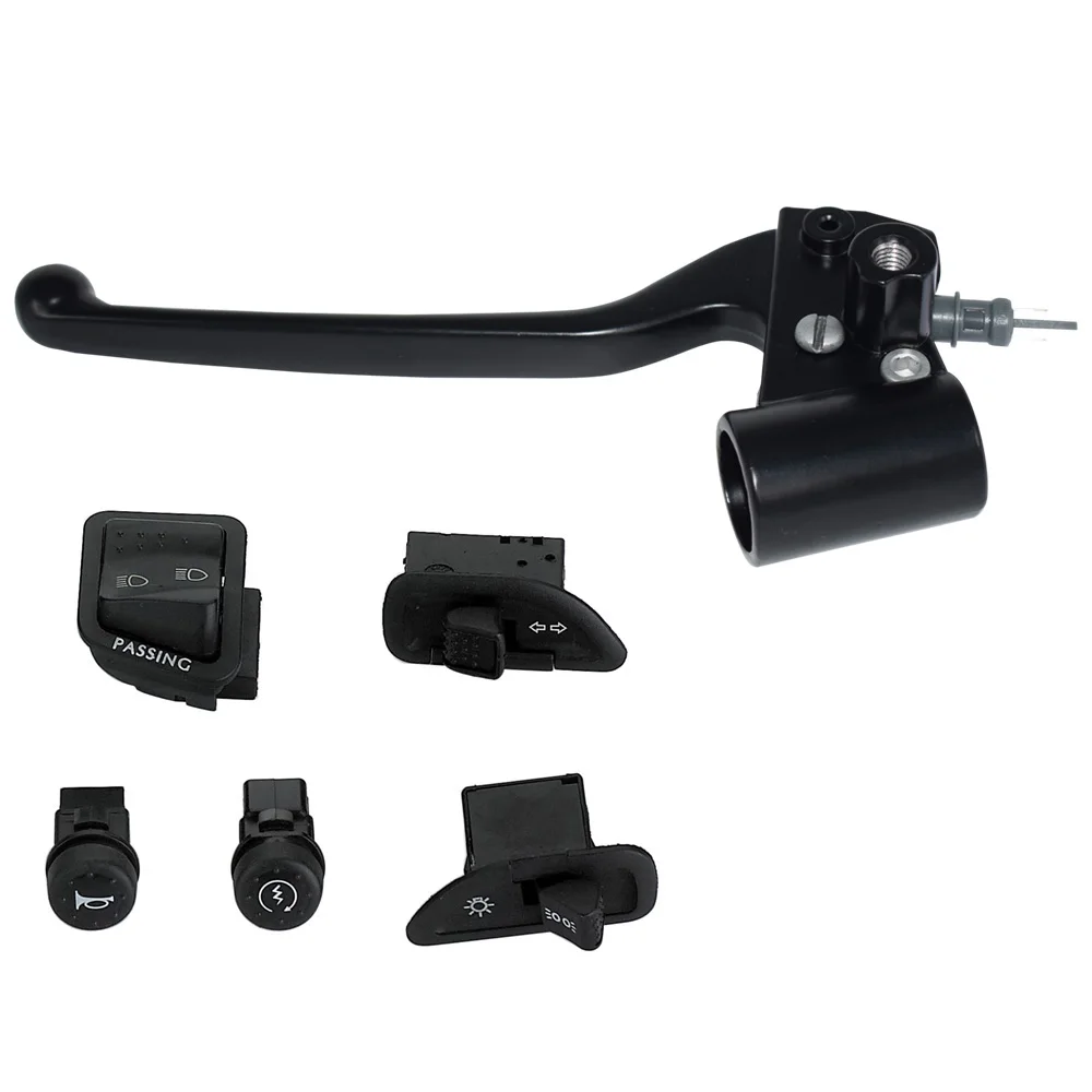 Set OEM кнопка переключения тормозов для мотоцикла PIAGGIO FLY125 FLY100 150 рога сигнала поворота дальнего ближнего света фары переключатели - Цвет: Set