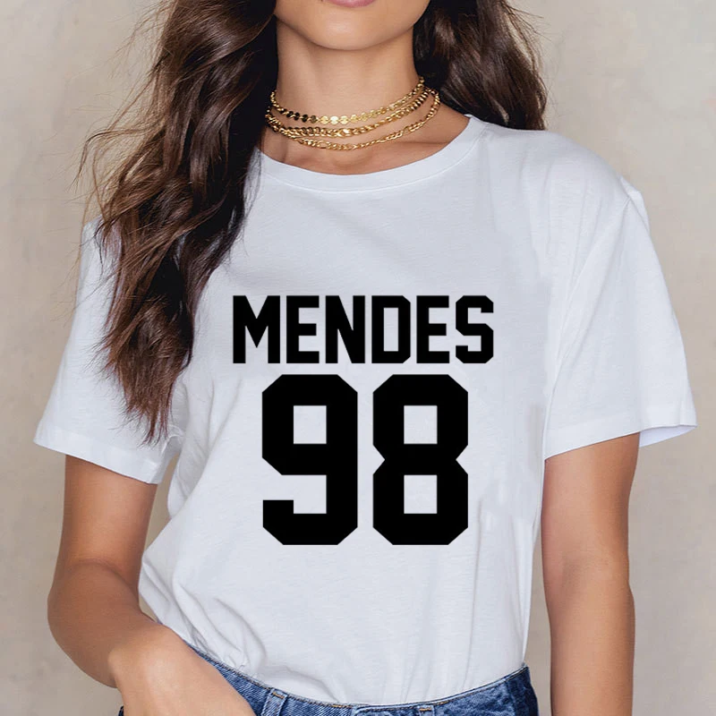 Женские футболки Shawn Mendes с забавным принтом Harajuku Ullzang модная футболка 90 х