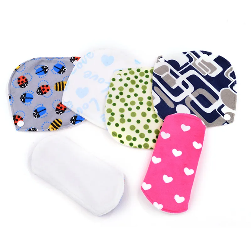 5 шт. 7 &quotбархатная прокладка для трусов тканевая менструальная мягкая дышащая