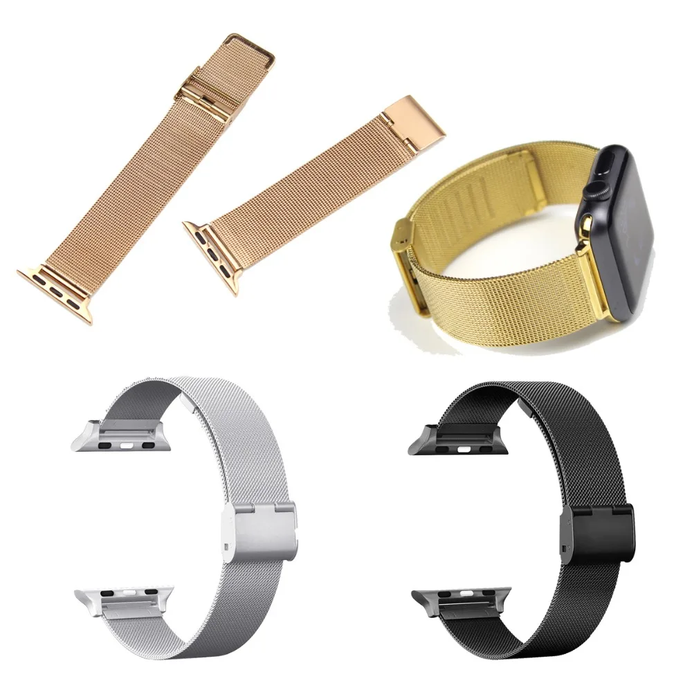 Ремешок для часов Joyozy элегантные металлические браслеты из нержавеющей стали 38