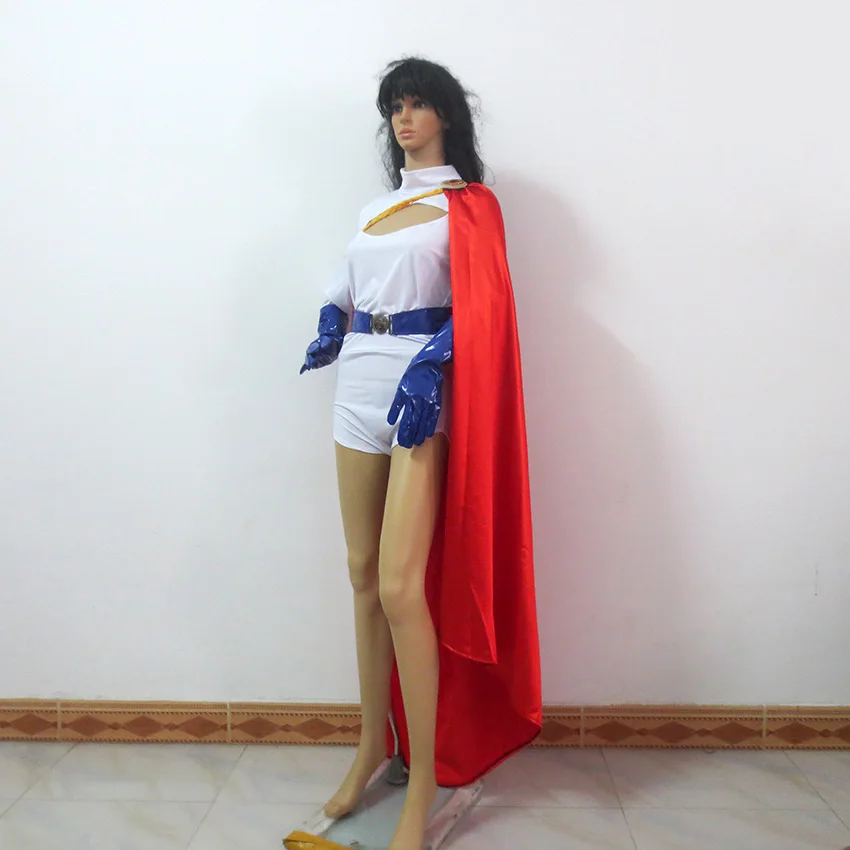 Женский костюм супергероя Zentai кошки Power Girl для рождественской вечеринки униформа