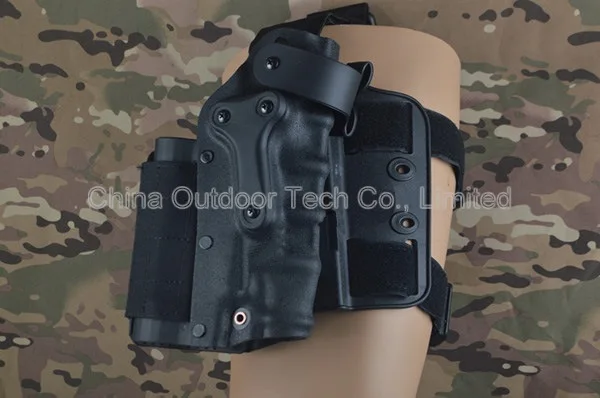 

TMS 3280 Military Mid-Ride Drop leg Holster for Glock 17 1911 M9 92 USP P226 Military Gun Holsters