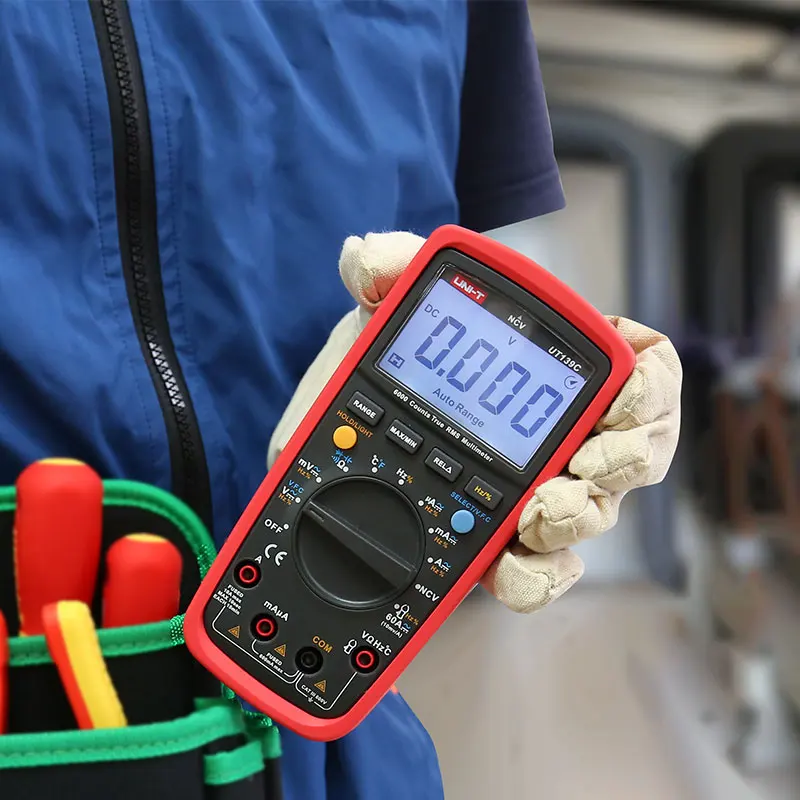 ЖК-дисплей UNI-T UT139C True RMS электрические цифровые мультиметры LCR метр Ручной тестер мультиметр Амперметр