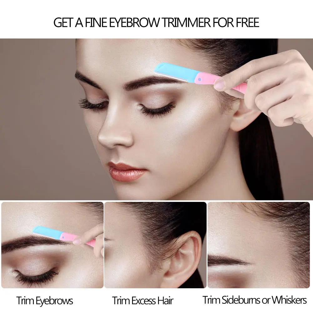 16 шт. трафареты для бровей многоразовые формирующие рисунок образец руководства