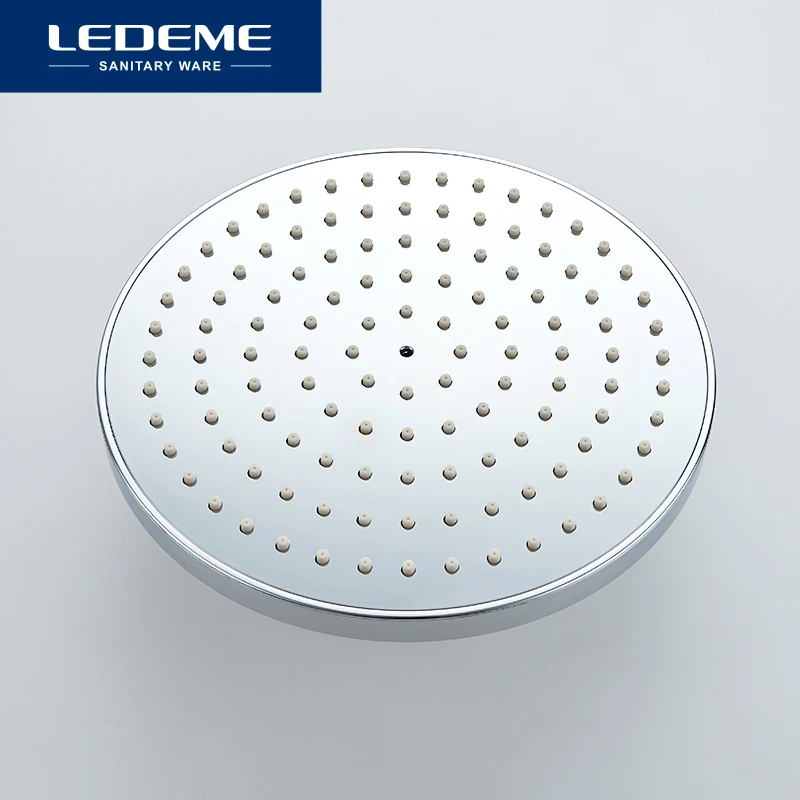 LEDEME Штанга со смесителем и тропическим душом латунь Цвет: хром L2407|Смесители для