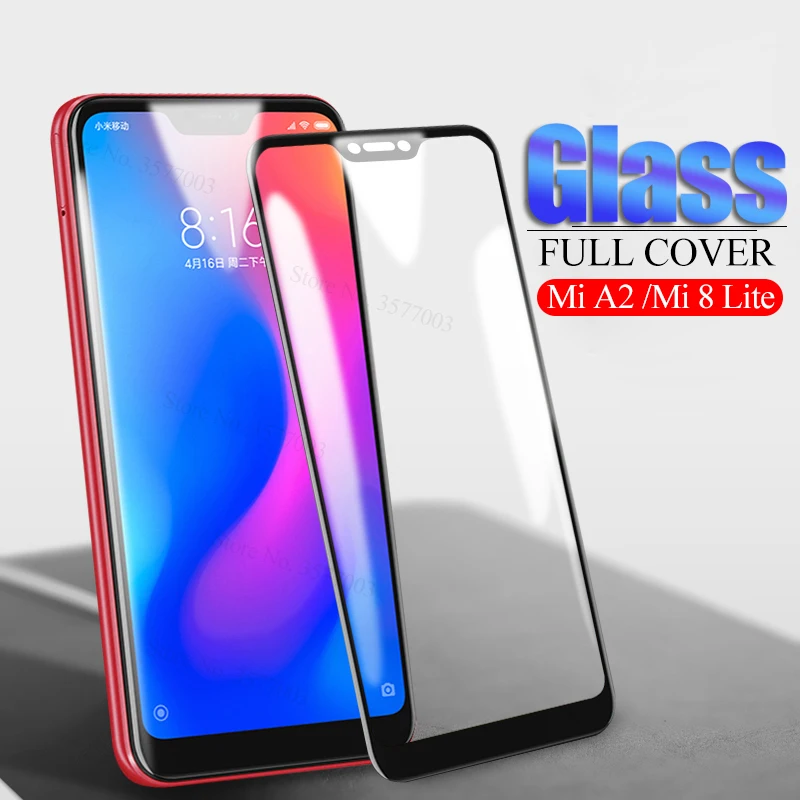 Защитное стекло mi A2 Lite закаленное для Xiaomi 8 защита экрана Xiomi Xiami mi8 A 2 2A mia2 световая
