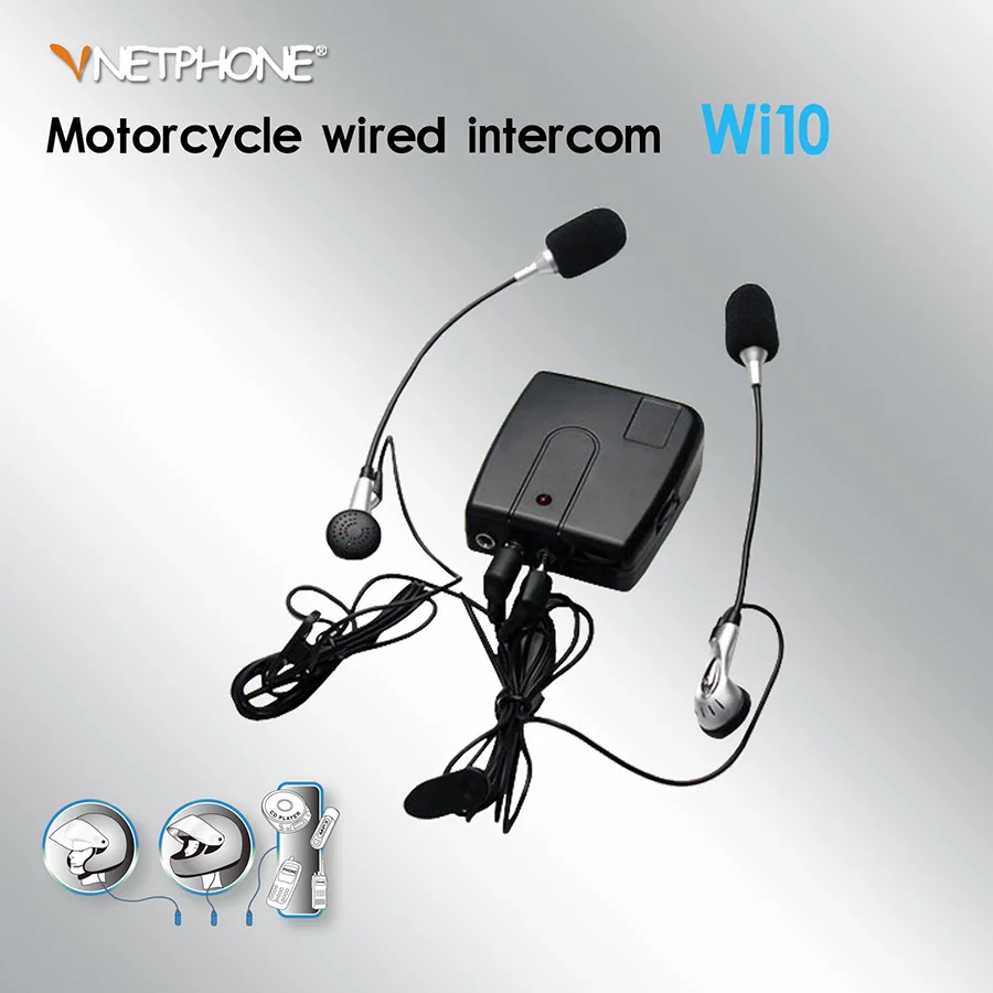 Vnetphone гарнитура мотоцикл шлем домофон проводной всадников байкеры Communicator