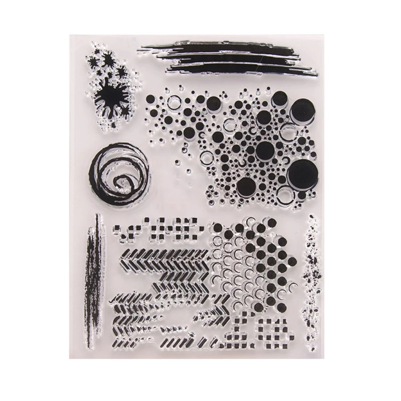 

Transparent Stamp Silicone Seal Sheet For DIY Scrapbook Craft Card Album T1336