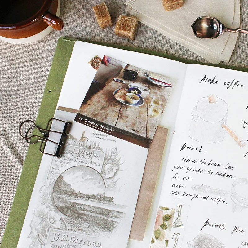 Креативный классический переполняющий блокнот для путешествий внутренний