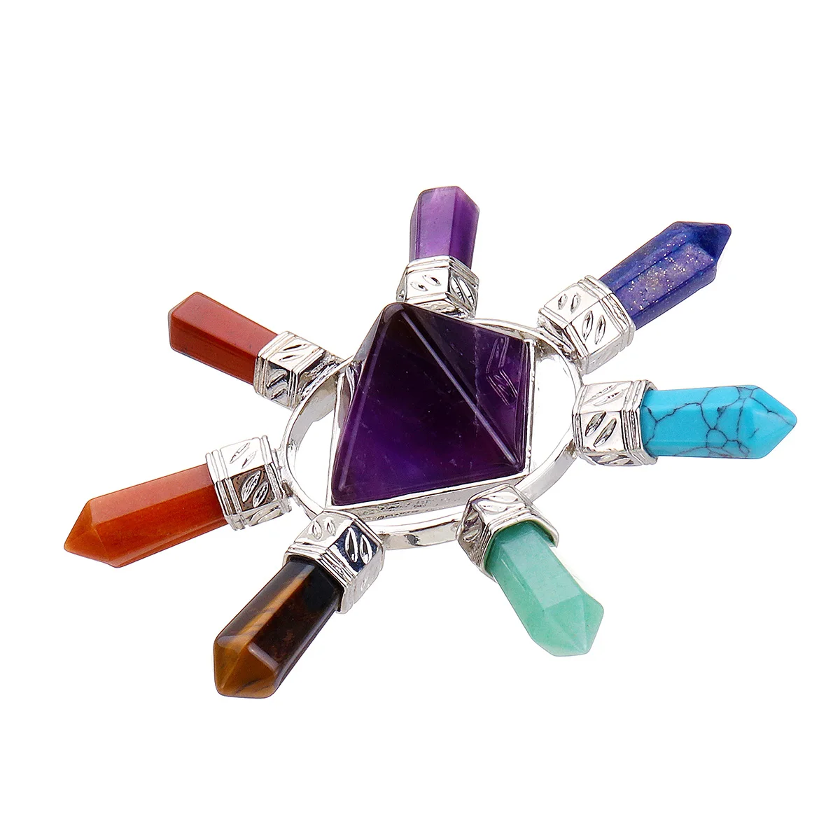 7 чакр Хрустальная пирамида энергетический генератор оригинальная оргоновая