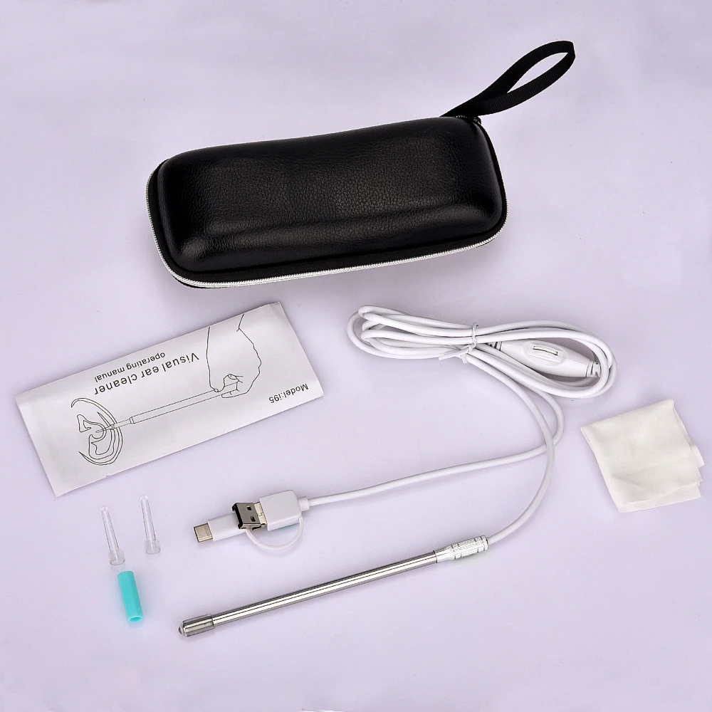 USB OTG визуальная очистка уха эндоскоп диагностический инструмент для многофункционального 3 в 1 Earpick с мини-камерой ручка HD ложка уход за ушами