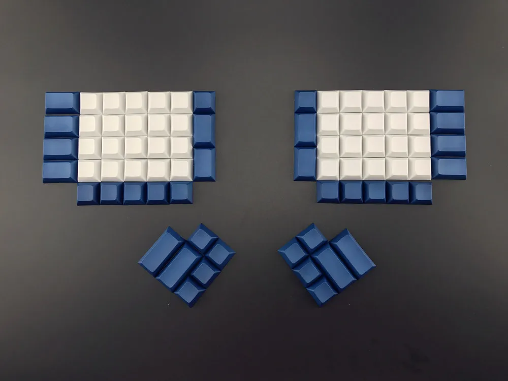 Клавиши ergodox pbt Белые Черные Серые dsa пустые колпачки для механической игровой