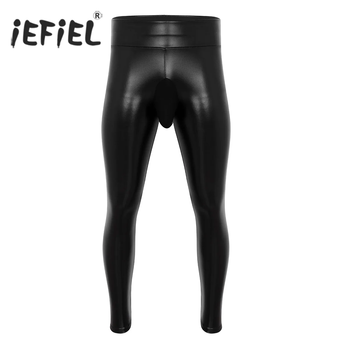 Мужские теплые брюки iEFiEL мужские сексуальные для смачивания тонкие бархатные с