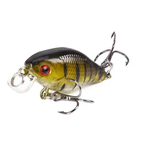Воблер, 1 шт., искусственная пластиковая жесткая наживка с объемными глазами, 4 см, 4,6 г