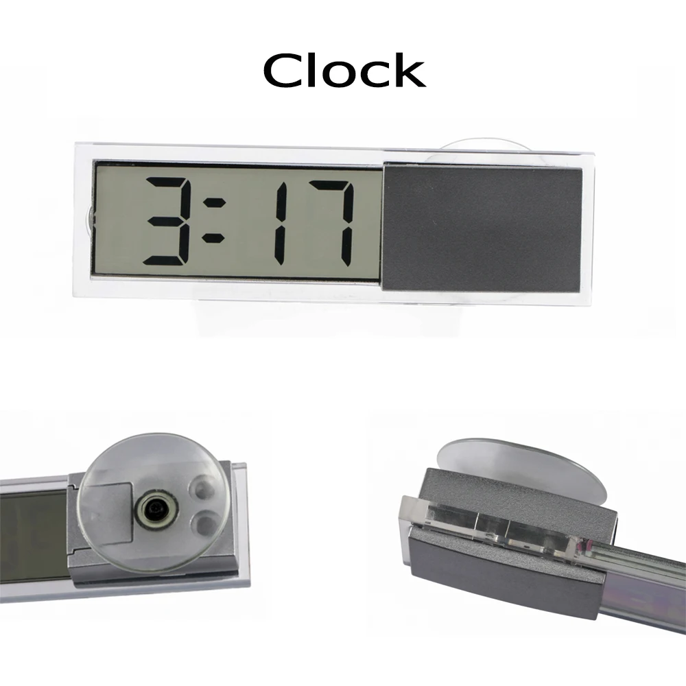 Hipppcron Автомобильный цифровой термометр/часы автоматический Оконный термометр по