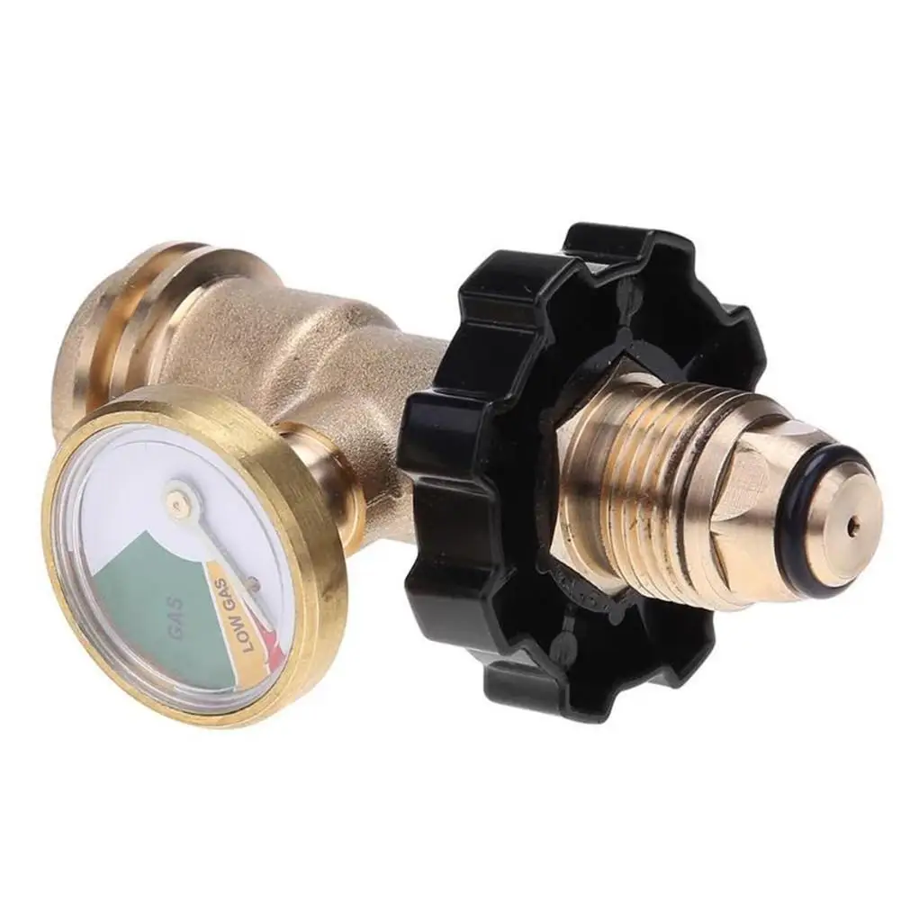 

POL Propane Gas Gauge Table QCC1 BBQ Pressure Valve Propane Tank Pressure Test Instrument Tools