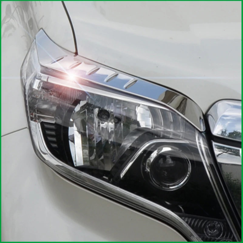 Автомобильный Стайлинг для Toyota Land Cruiser Prado FJ150 2014-2017 налобный фонарь накладка на