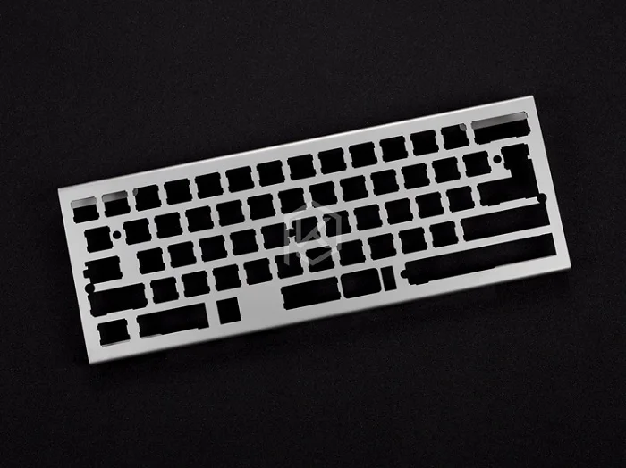 Чехол из нержавеющей стали для xd60 xd64 gh60 60% пользовательские клавиатуры акриловые панели - Цвет: Case 2X Lshift