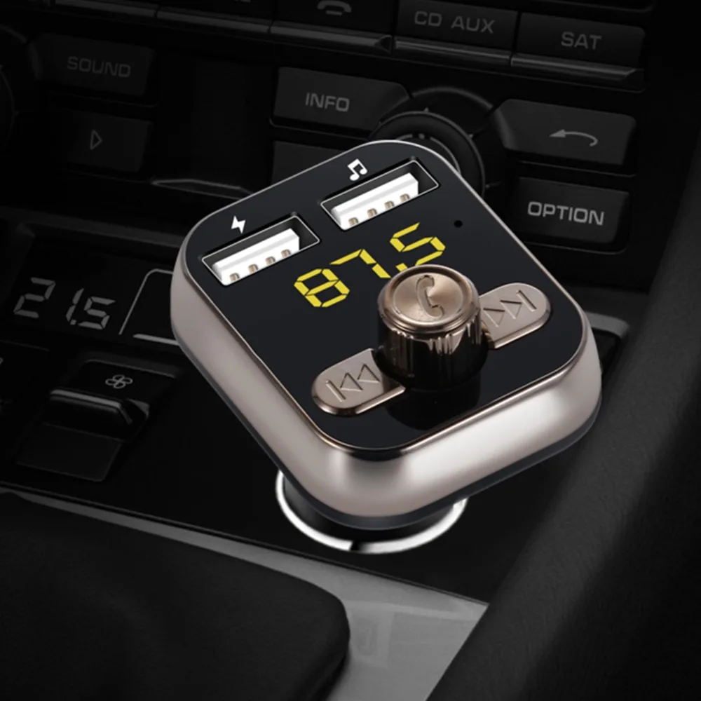 Lonleap Handsfree fm передатчик автомобильный AUX модулятор Bluetooth гарнитура для Авто Аудио