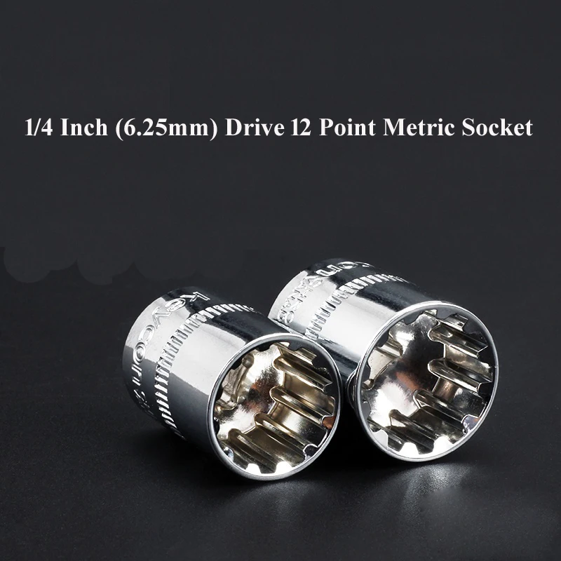 1/4 &quotдиск 12 точек PT метрическое зеркало размер гнезда 4 мм 5 6 7 8 9 10 11 13 14