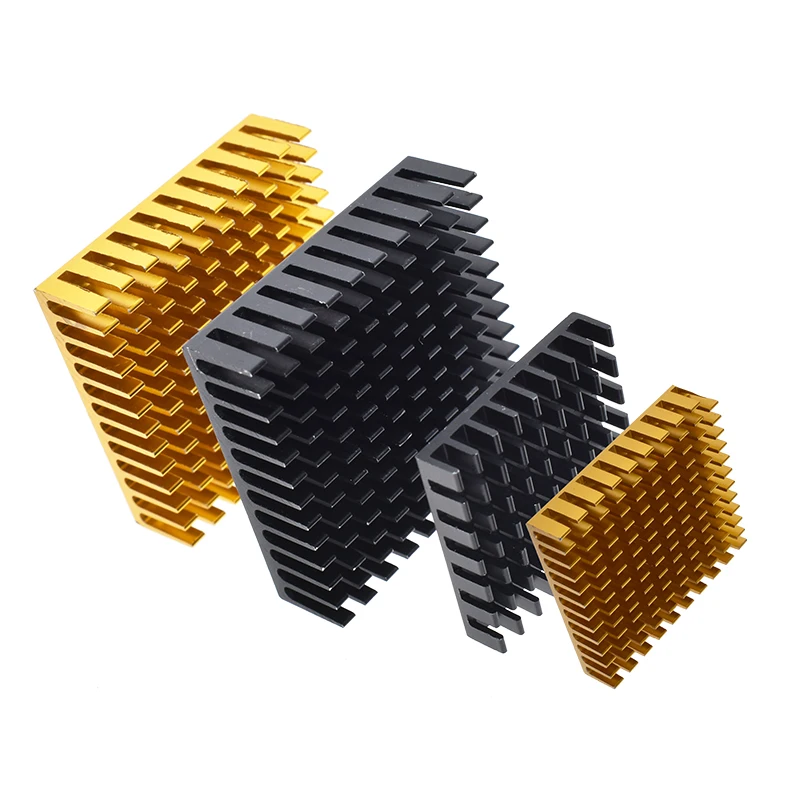 14*14*8 мм Золотой Черный алюминиевый радиатор IC Радиатор 40x40 x 11 мм/28x28x6/25
