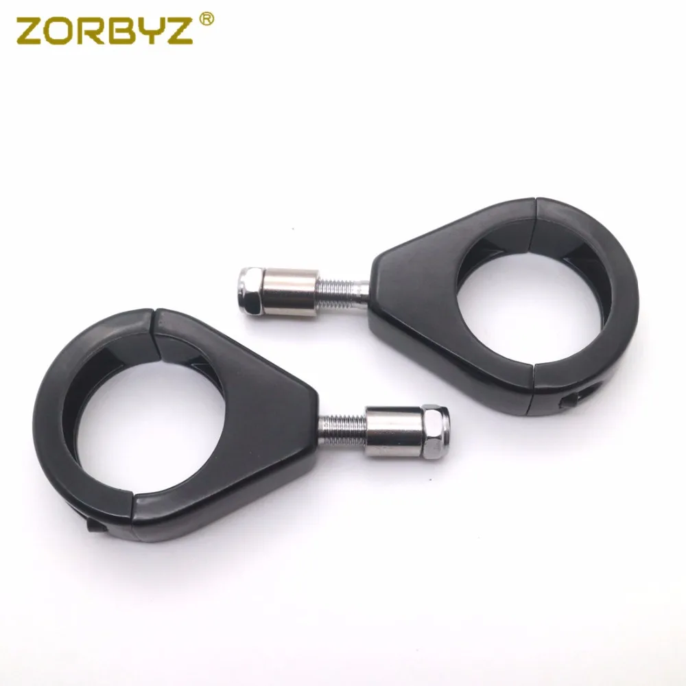 ZORBYZ мотоциклетный поворотный рандомный 39 мм черный/хромированный металлический