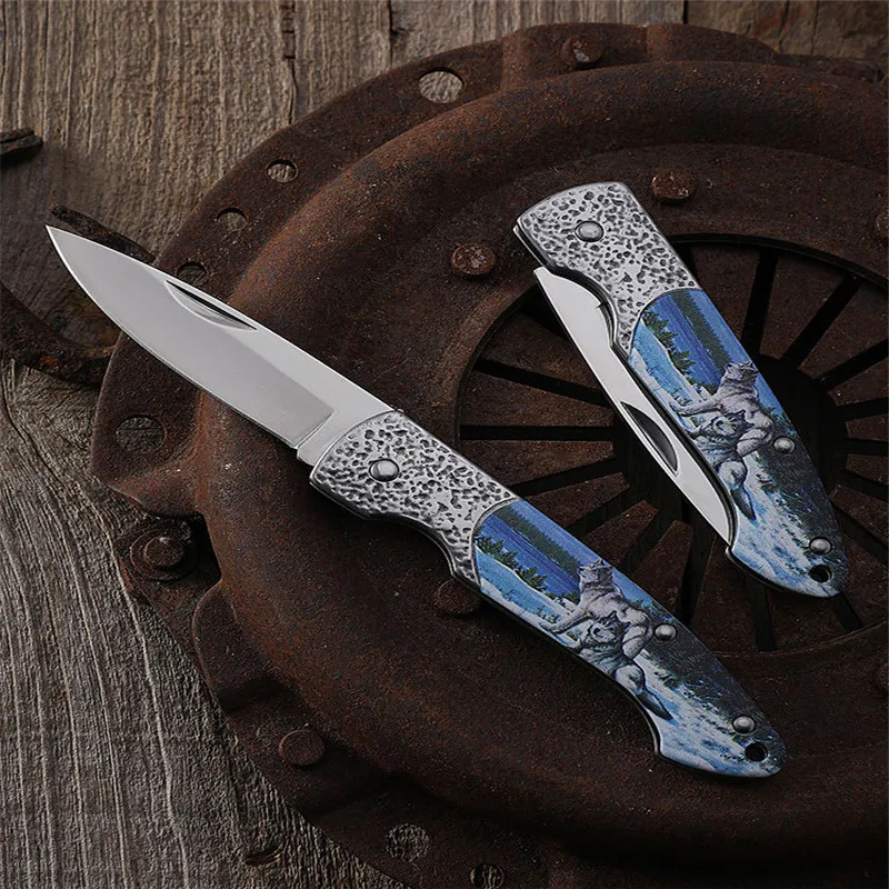 3d нож для глазурирования messer из нержавеющей стали карманный тактический