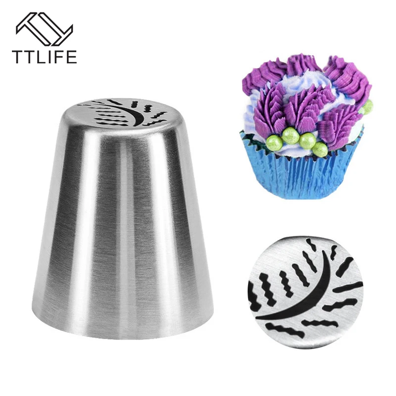 TTLIFE DIY пищевая 304 Нержавеющая сталь лист насадка для пирожных глазурь трубопровод инструменты для украшения тортов из мастики Форма для кексов
