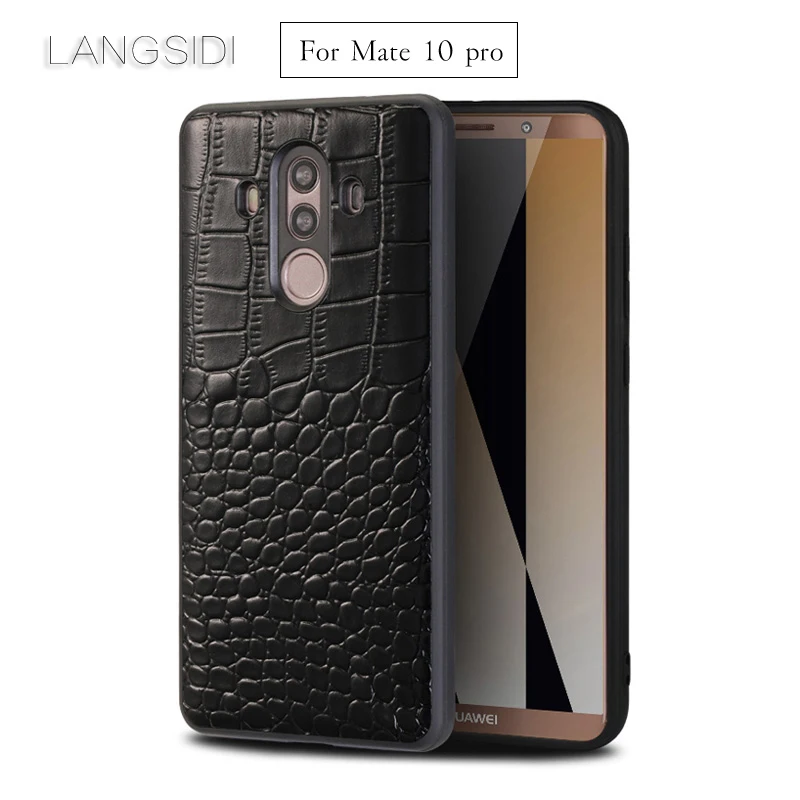 Wangcangli для Huawei Mate 10 Pro чехол телефона Премиум ручной работы Роскошные натуральной