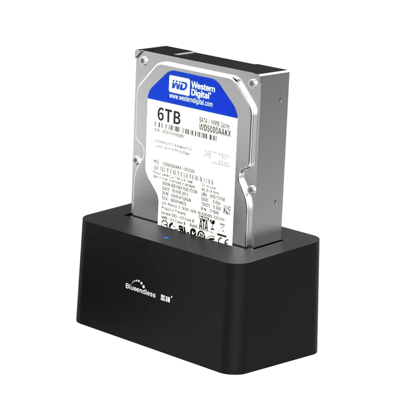 2,5 3,5 дюймов док-станция для жесткого диска USB3.0 1 отсек внешнего жесткого диска SATA HDD и SSD жесткий диск Док станция инструмент Max 8 ТБ