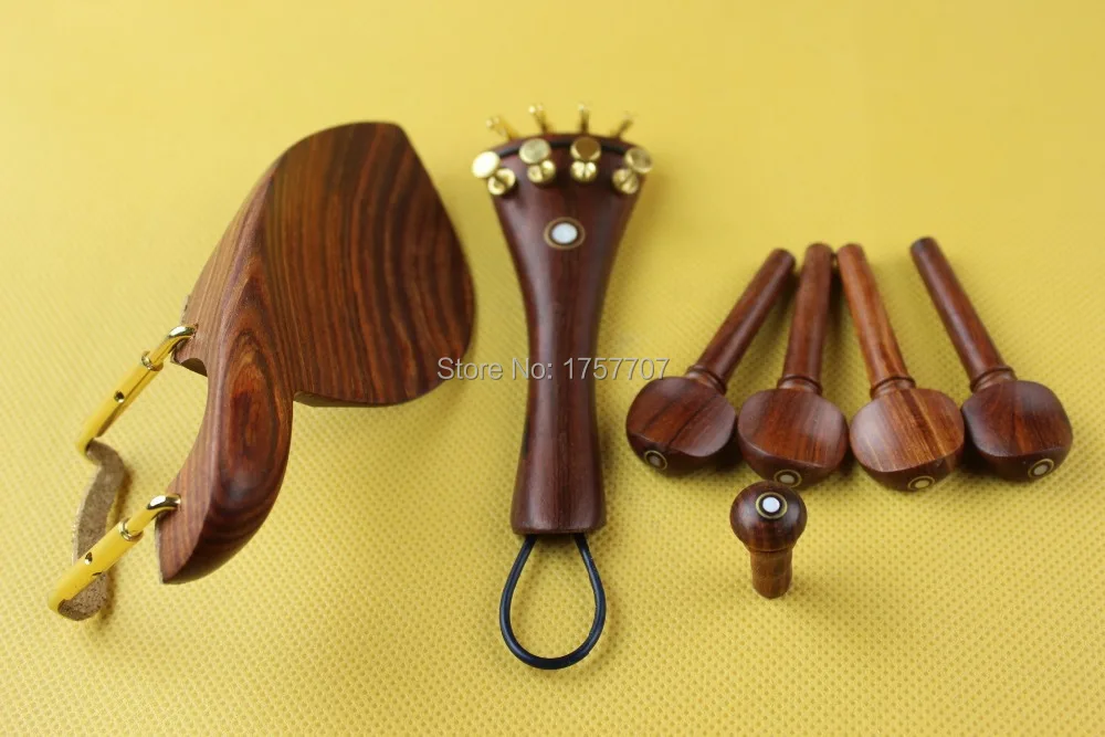 Новинка высококачественные детали для скрипки из розового дерева 4/4 колышки