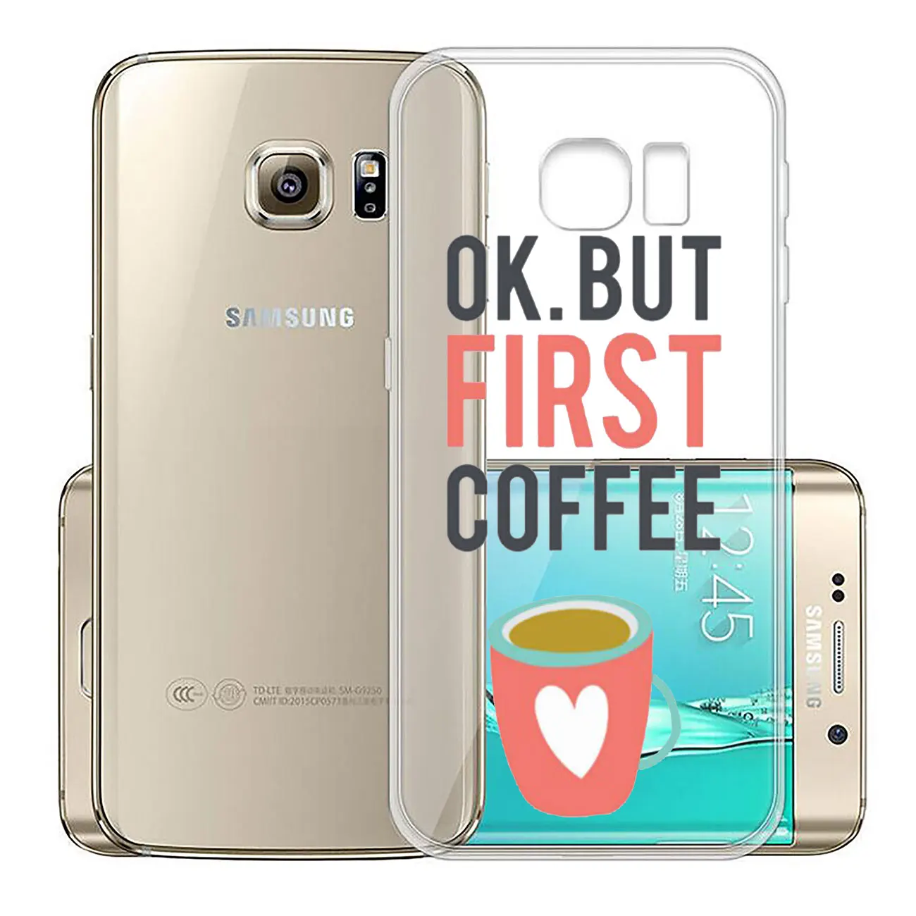 Ok But First Coffee Мягкий силиконовый чехол для телефона Samsung Galaxy J8 J7 Duo J6 J5 J4 J3 2017 A2 Core 2016 A5