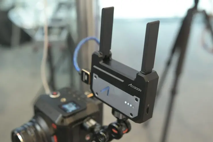 Inlock Accsoon CineEye 1080 p WiFi HDMI передатчик 5G беспроводная передача изображения до 100 м для IOS Android DSLR камеры