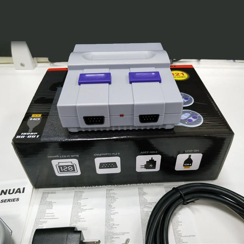 Мини ТВ игровой консоли Поддержка HDMI HD Ретро игровая консоль встроенный 821